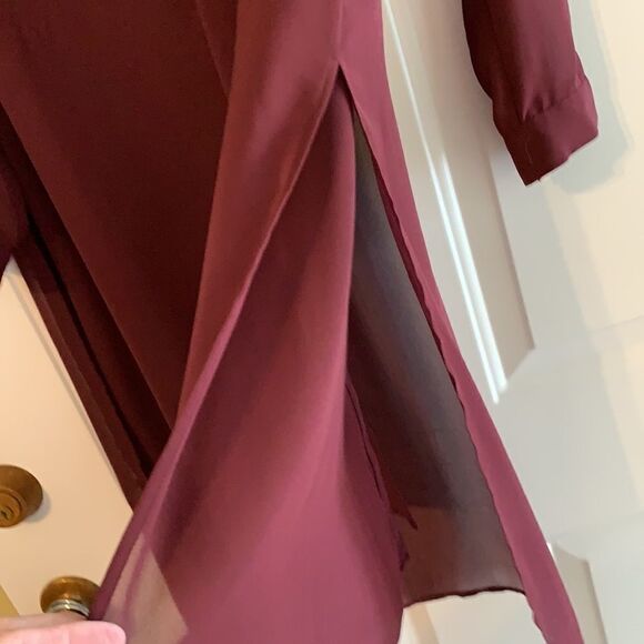 Long sleeve share button up kimono - Picture 4 of 6